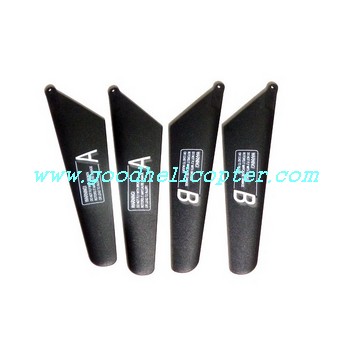 jxd-343-343d helicopter parts main blades (jxd-343d black) - Click Image to Close